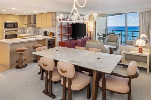 LXRプレミアム・1ベッドルーム・オーシャンビュー・スイート+書斎（一例） 